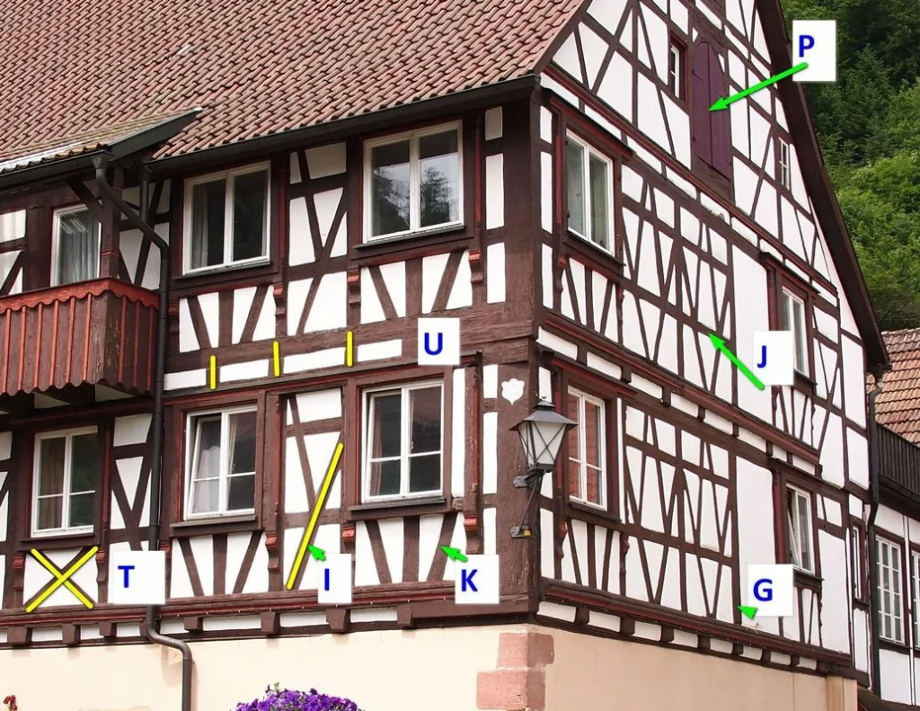 Fachwerk Geschichte / half timbered houses in Germany